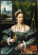 Pieter de Kempener Bildnis einer Dame oil painting reproduction